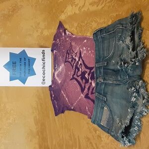 Citizens of Humanity BEAUTIFUL SHORT  100% COTTON Size 25 WOMENS Color Blue